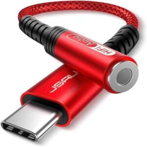 USB-C to 3.5mm HiFi Audio Adapter Braided Cable 43% off