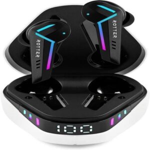ROTTER RGB Gaming TWS Earbuds with LED Display 36% off
